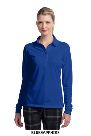 Nike Golf Ladies Long Sleeve Dri-FIT Stretch Tech Polo. 545322.