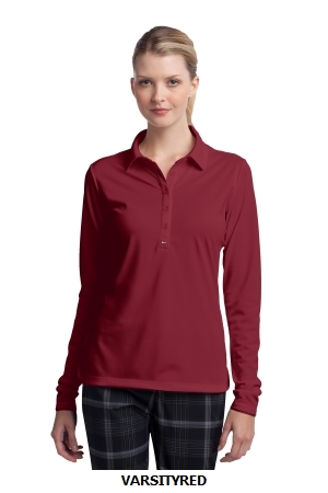 Nike Golf Ladies Long Sleeve Dri-FIT Stretch Tech Polo. 545322.