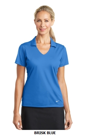 Nike Golf Ladies Dri-FIT Vertical Mesh Polo. 637165.