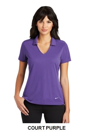 Nike Ladies Dri-FIT Vertical Mesh Polo.  NIKE  637165