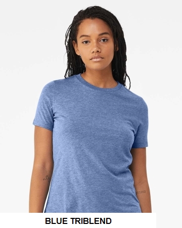 Womens Relaxed Fit Triblend Tee.  BELLA  6413