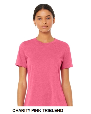 Womens Relaxed Fit Triblend Tee.  BELLA  6413