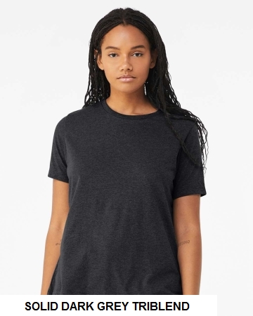 Womens Relaxed Fit Triblend Tee.  BELLA  6413