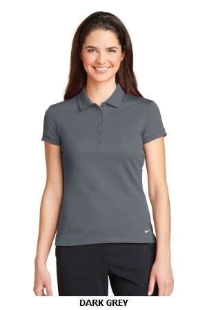 Nike Golf Ladies Dri-FIT Solid Icon Pique Modern Fit Polo. 746100.