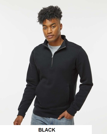 J. America 8717 - Heavyweight Fleece Quarter-Zip Sweatshirt.  J AMER  8717