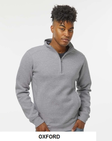 J. America 8717 - Heavyweight Fleece Quarter-Zip Sweatshirt.  J AMER  8717