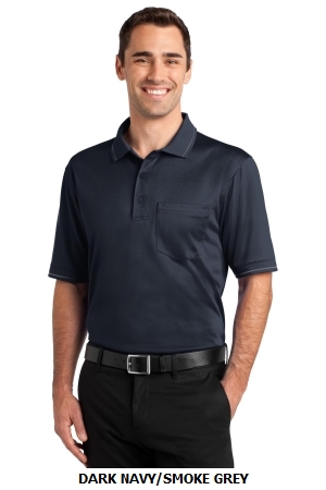 CornerStone Select Snag-Proof Tipped Pocket Polo. CS415.