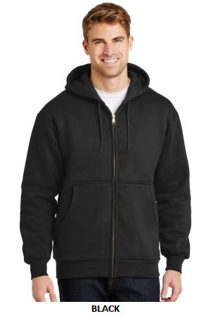 CornerStone - Heavyweight Full-Zip Hooded Sweatshirt with Thermal Lining. CS620.