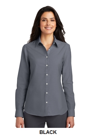 Port Authority Ladies SuperPro Oxford Shirt. L658.