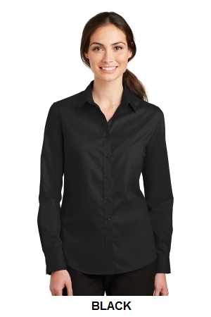 Port Authority® Ladies SuperPro™ Twill Shirt.  PORT A.  L663