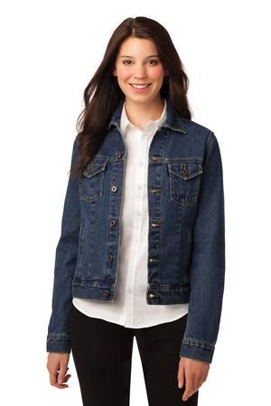 PORT AUTHORITY LADIES DENIM JACKET.  PORT A.  L7620