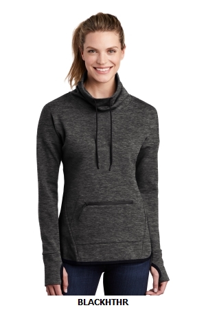 Sport-Tek ® Ladies Triumph Cowl Neck Pullover.  SPORT-TEK  LST280