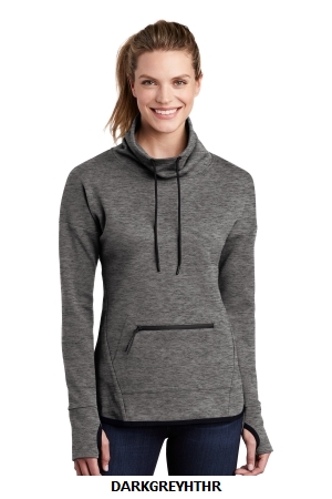 Sport-Tek ® Ladies Triumph Cowl Neck Pullover.  SPORT-TEK  LST280