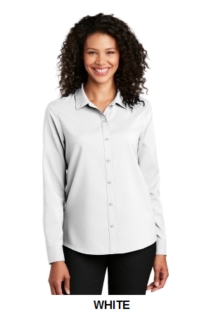 Port Authority ® Ladies Long Sleeve Performance Staff Shirt.  PORT A.  LW401