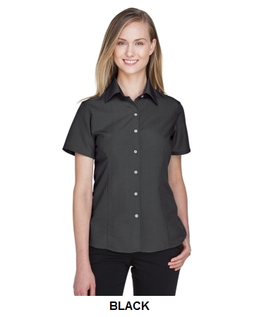 Harriton Ladies' Barbados Textured Camp Shirt.  HARRITON  M560W