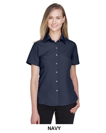 Harriton Ladies' Barbados Textured Camp Shirt.  HARRITON  M560W