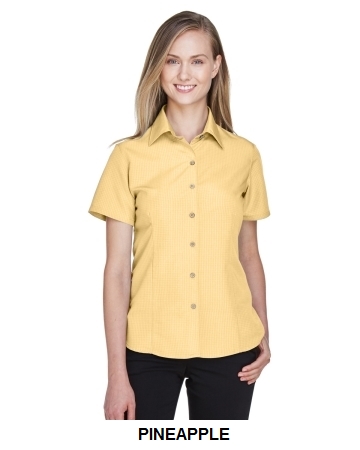 Harriton Ladies' Barbados Textured Camp Shirt.  HARRITON  M560W