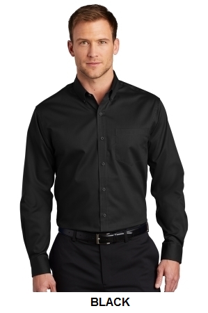 Port Authority SuperPro Twill Shirt.  PORT A.  S663