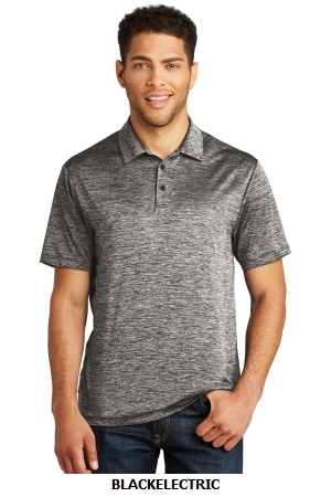 SPORT-TEK POSICHARGE ELECTRIC HEATHER POLO.  SPORT-TEK  ST590