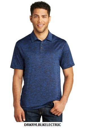 SPORT-TEK POSICHARGE ELECTRIC HEATHER POLO.  SPORT-TEK  ST590