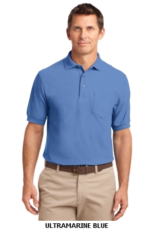 Port Authority® Tall Silk Touch™ Polo with Pocket. TLK500P.