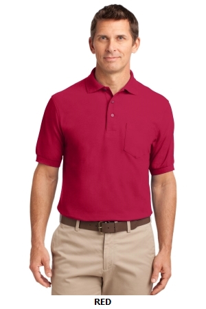 Port Authority® Tall Silk Touch™ Polo with Pocket. TLK500P.