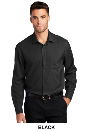 Port Authority Long Sleeve Performance Staff Shirt.  PORT A.  W401