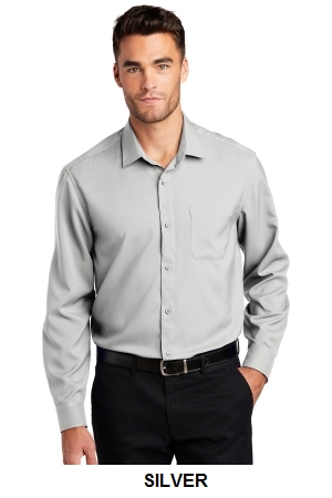 Port Authority Long Sleeve Performance Staff Shirt.  PORT A.  W401