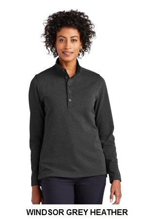 Brooks Brothers Womens Mid-Layer Stretch 1/2-Button.  BROOKS BROS  BB18203