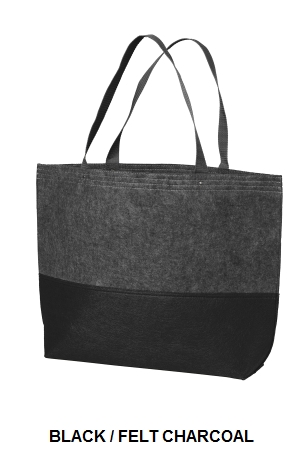 Port Authority Large Felt Tote.  PORT A.  BG402L