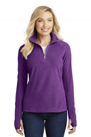 Port Authority? Ladies Microfleece 1/2-Zip Pullover. L224.