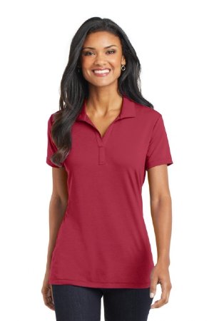 Port Authority Ladies Cotton Touch Performance Polo. L568.