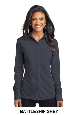 Port Authority Ladies Dimension Knit Dress Shirt.  PORT A.  L570