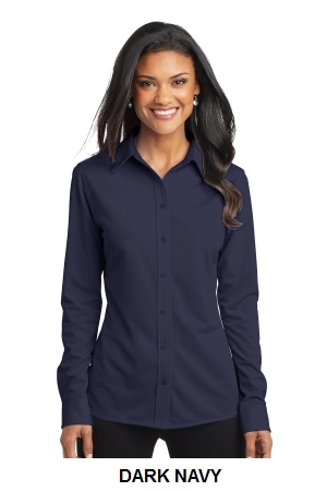 Port Authority Ladies Dimension Knit Dress Shirt.  PORT A.  L570