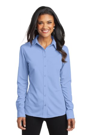 Port Authority Ladies Dimension Knit Dress Shirt.  PORT A.  L570