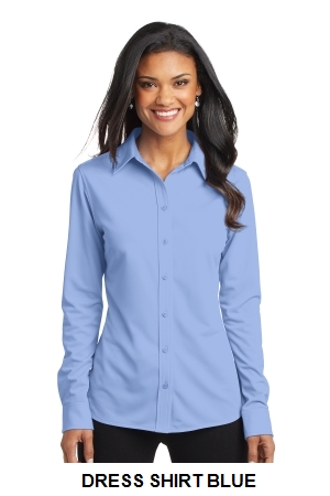 Port Authority Ladies Dimension Knit Dress Shirt.  PORT A.  L570