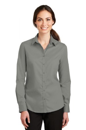 Port Authority® Ladies SuperPro™ Twill Shirt.  PORT A.  L663