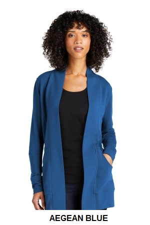 Port Authority Ladies Microterry Cardigan.  PORT A.  LK825