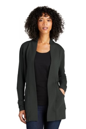 Port Authority Ladies Microterry Cardigan.  PORT A.  LK825