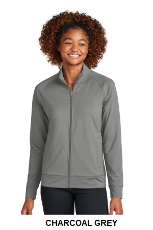 Sport-Tek Ladies Sport-Wick Stretch Full-Zip Cadet Jacket.  SPORT-TEK  LST857