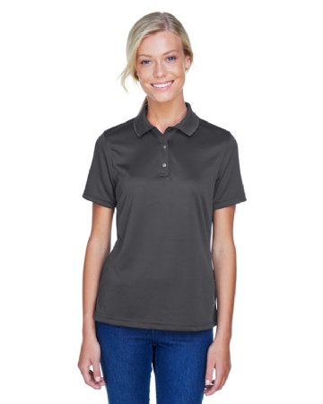 Harriton Ladies Advantage Snag Protection Plus IL Snap Placket Polo.  HARRITON  M345W