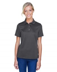 Harriton Ladies Advantage Snag Protection Plus IL Snap Placket Polo.  HARRITON  M345W