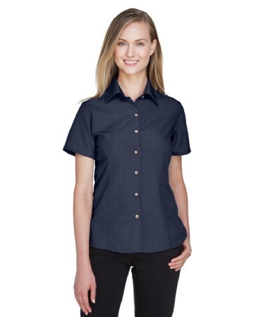 Harriton Ladies' Barbados Textured Camp Shirt.  HARRITON  M560W