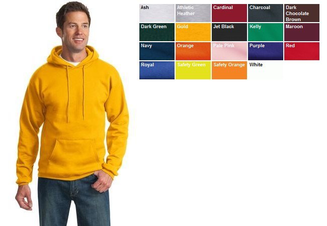 Port & Company Tall Ultimate Pullover Hooded Sweatshirt. PC90HT.