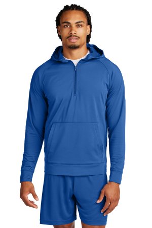 Sport-Tek Sport-Wick Stretch 1/2-Zip Hoodie.  SPORT-TEK  ST856