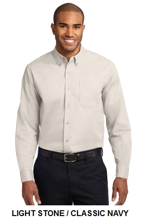 Port Authority Tall Long Sleeve Easy Care Shirt.  PORT A.  TLS608