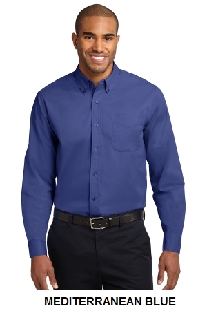 Port Authority Tall Long Sleeve Easy Care Shirt.  PORT A.  TLS608