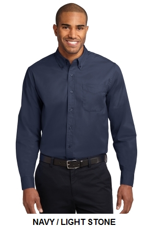 Port Authority Tall Long Sleeve Easy Care Shirt.  PORT A.  TLS608