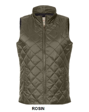 Womens Vintage Diamond Quilted Vest.  W. PROOF  W207359