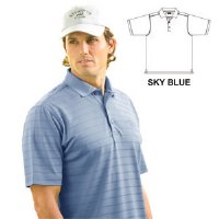 MONT 1067 Men's Dry Swing Tonal Stripe Textured Polo Shirt